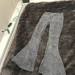 Free people mid rise flare jeans